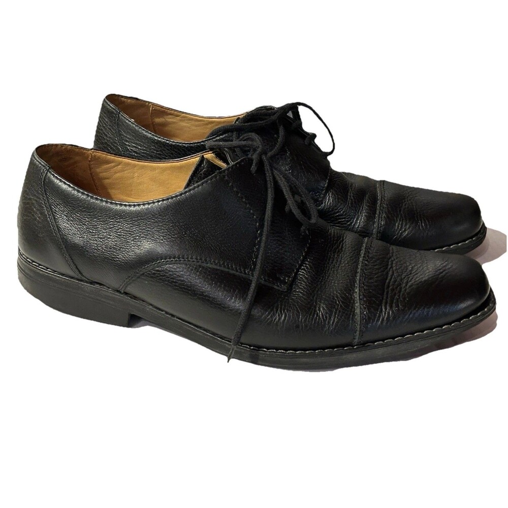 Sandro Moscoloni Cap Toe Black Leather Oxford 17305 Casual Dressy Men’s 11 1/2 D
